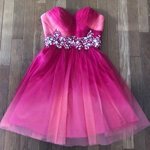 Pink cocktail dress